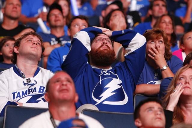 "Maybe they intend to lower Drouin into a vat of lava? That'd be nice." (Luis Santana | TB Times)